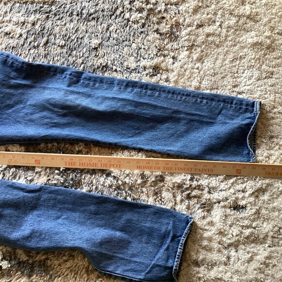 Vintage Levi’s 501xx Dark Wash Blue Cotton Denim Button Fly Jeans Men’s 31x30 - Picture 8 of 8